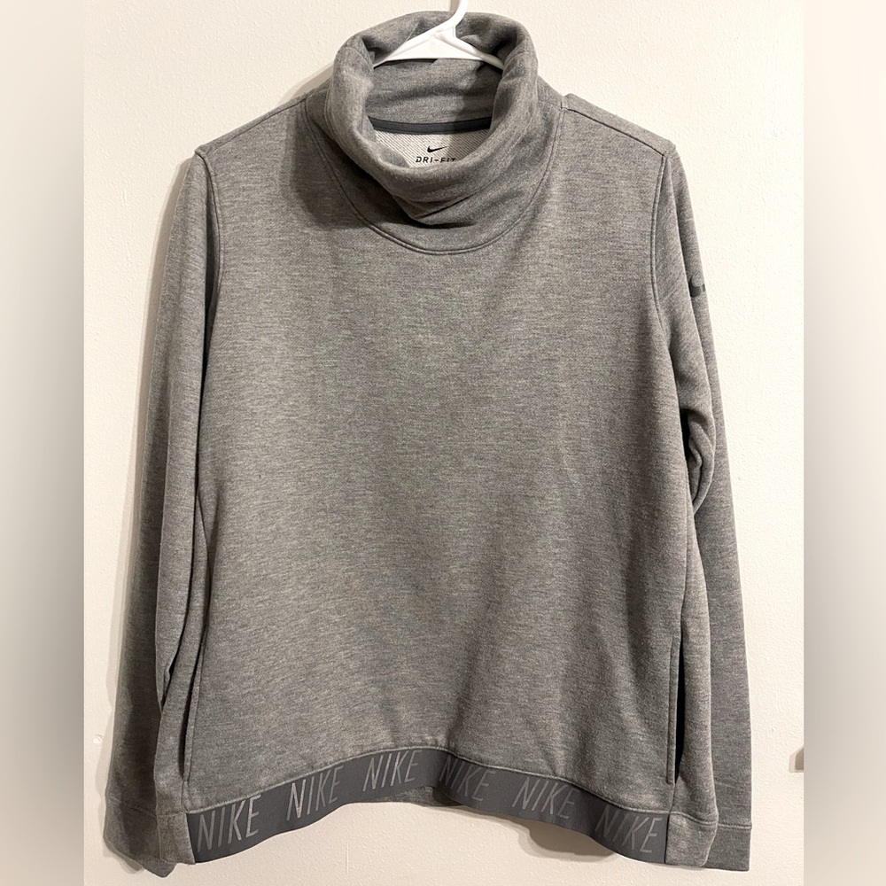 Nike Dri-FIT women’s Gray Cowl Neck top